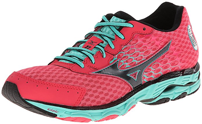 Mizuno Women's Wave Inspire 11 Running Shoe,Rouge Red/Black,6 B US